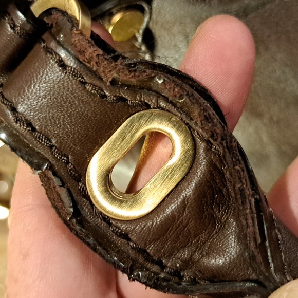 Jimmy Choo TOGO choco bowler satchel bag - Picture 8 of 13